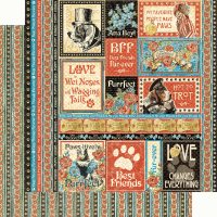 Graphic 45 Well Groomed 8x8 Inch Paper Pad (4502265)